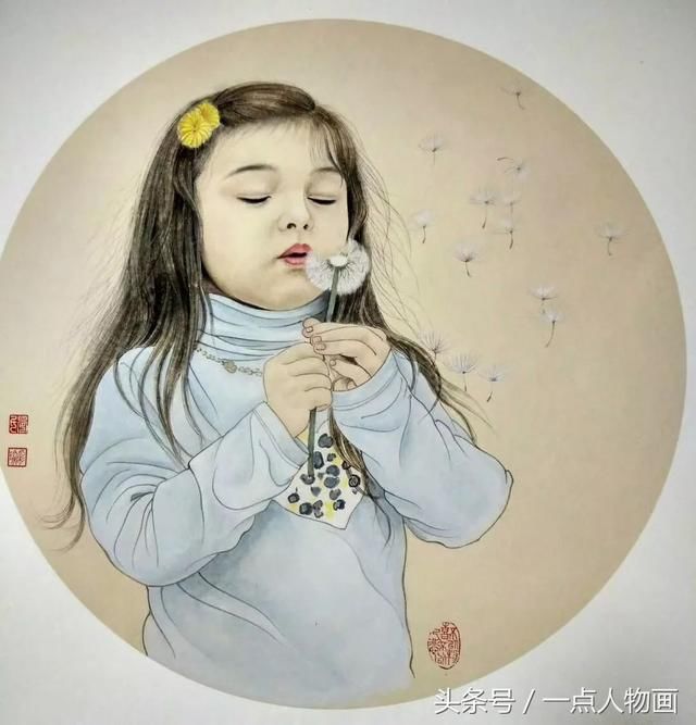 晏彩瑜工笔人物精选