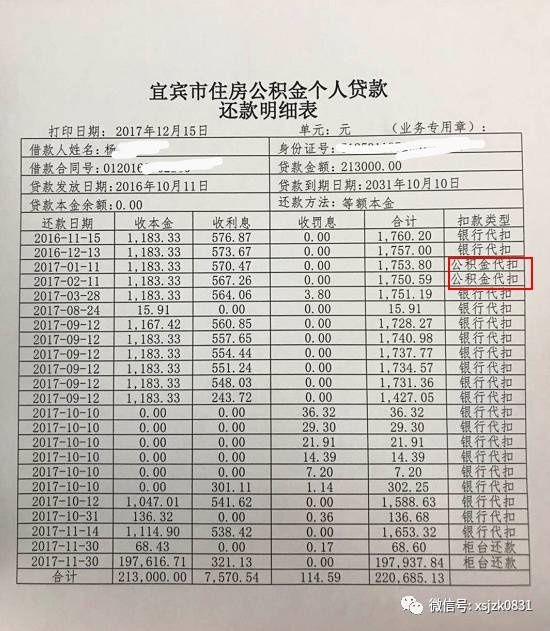 是因为她之前尚未离职,公积金照常缴存,我们也按规定进行代扣,代扣了