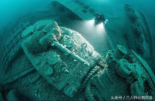 西太平洋海域发现二战战船残骸
