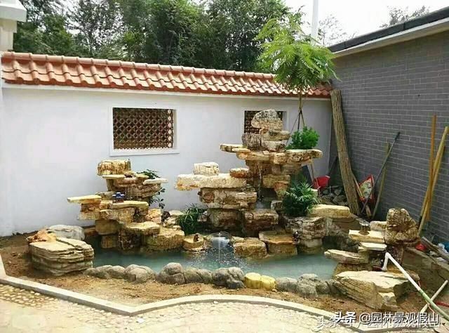 假山喷水池制作方法大全