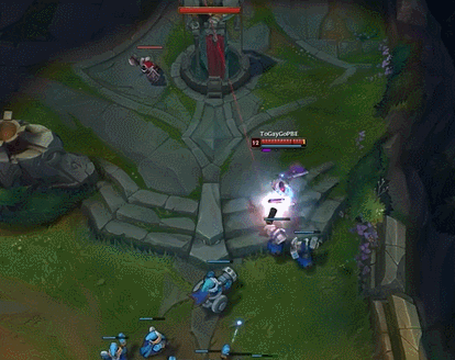 奎因黑科技 奎因是lol中少数几个带有致盲效果的英雄,她的易损会对