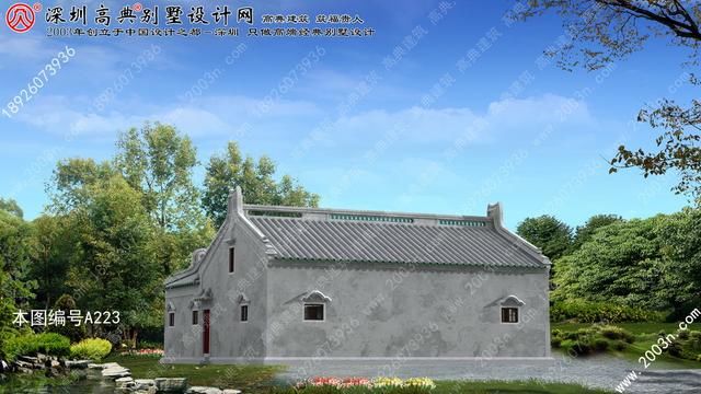 2018最新湖南省永州市农村传统下山虎别墅外观更加特别奢华