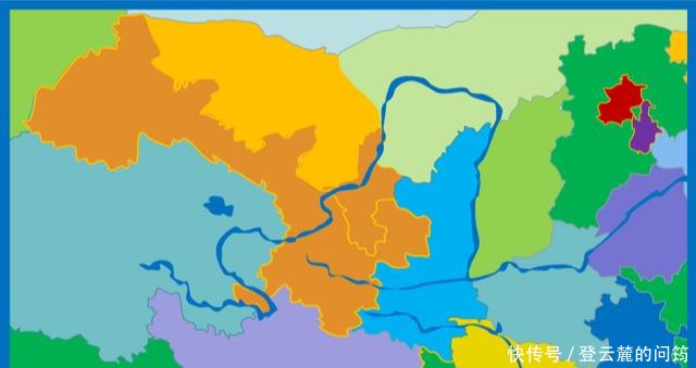 甘肃划出宁夏及阿拉善盟行政图