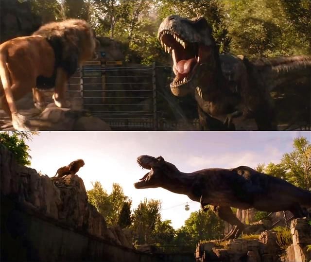 侏罗纪世界2预告:迅猛龙大战混种恐龙,霸王龙秒杀牛龙