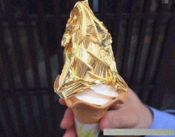 美食上最罕见a美食的金箔美食,吃过一种的就算np世界图片