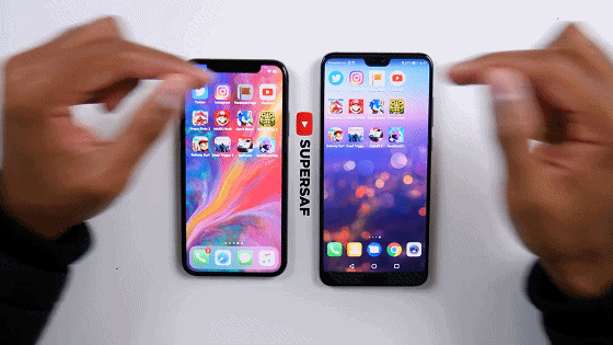 上市快半年的iphone x对战华为p20 pro,真想不到是这结果