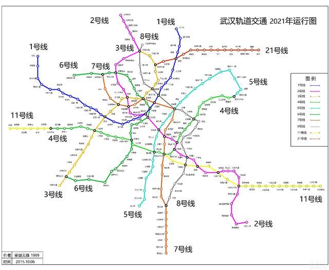 武汉2021年前建成地铁线路和站点曝光,快来看看有没有你家
