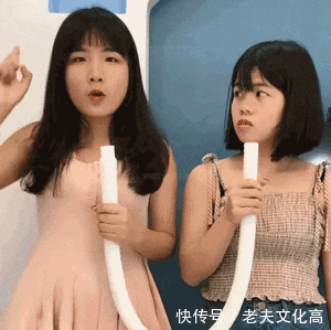 搞笑gif: 要说还是女汉纸厉害啊, 看着都吓人!