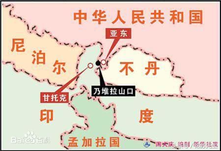 背靠喜马拉雅山与中国西藏地区接壤,东部与不丹相邻,南部与印度接壤