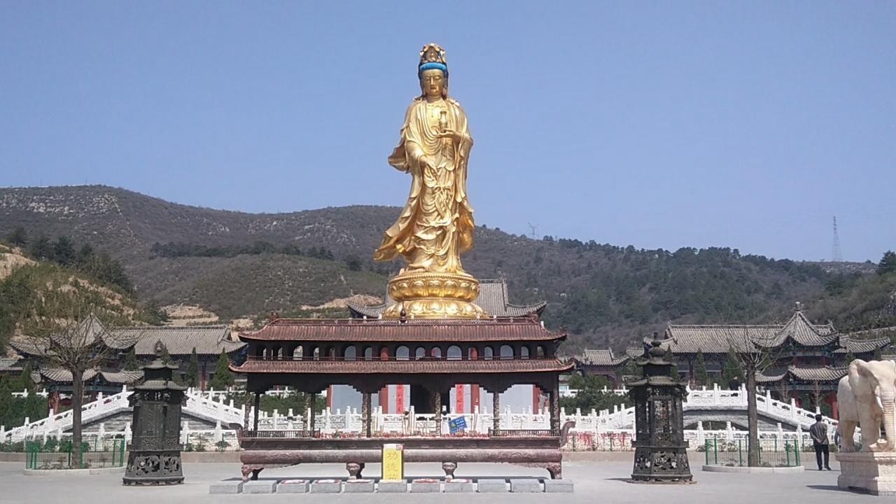 山西盂县报国寺 百姓生活旅游风景