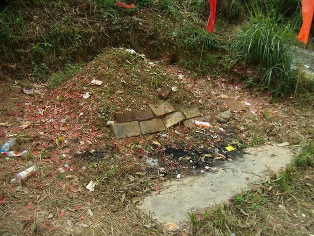 三人天天抢着祭拜祖坟,却不知埋着何人,一朝挖开,众人哑口无言