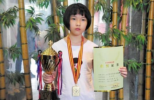 东莞第一人!12岁女孩全国象棋少年锦标赛冠军