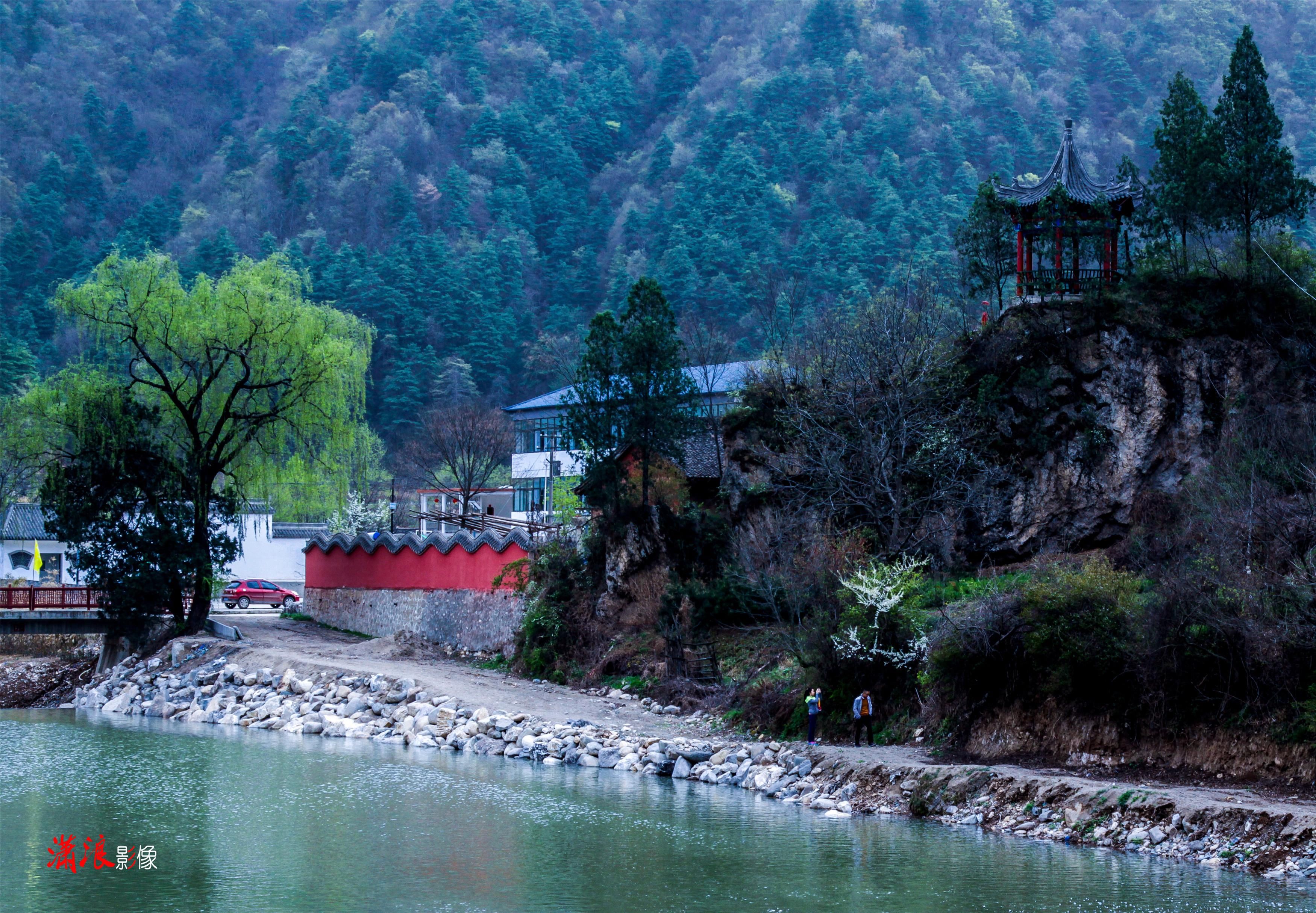 四月春色俏,美丽乡村天水党川花庙村