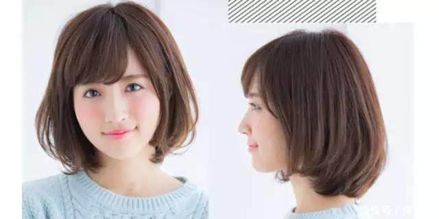 男士圆脸适合剪女生,脸上肉肉的,试一试赵好看的短发短烫发图片