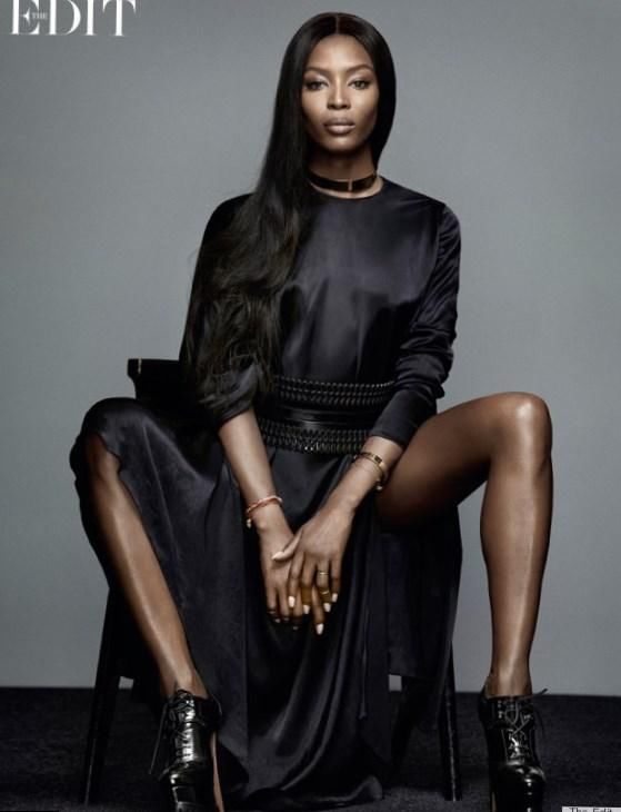 坎贝尔外号"黑珍珠",是世界顶级模特,被称为世界最美黑人,而且坎贝尔