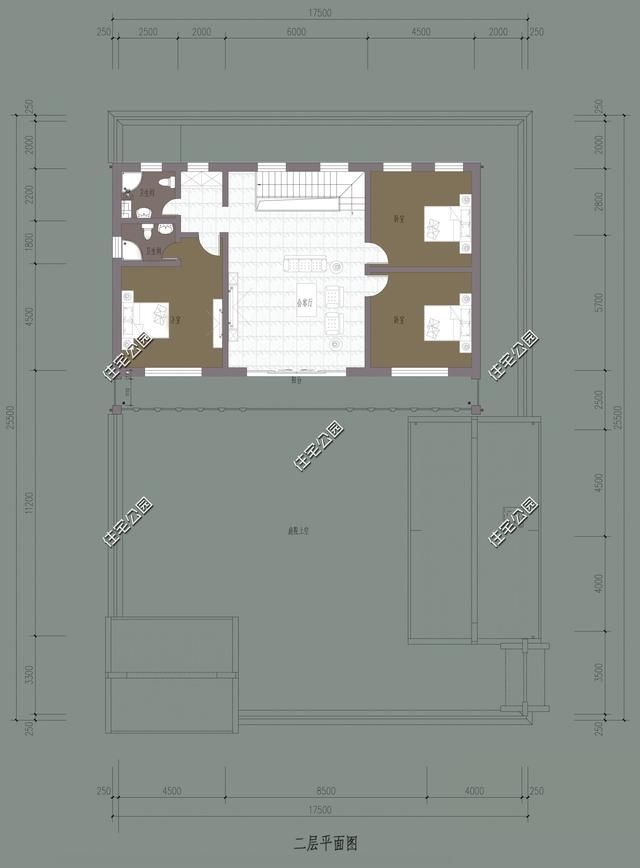 农村正方形宅基地设计图展示