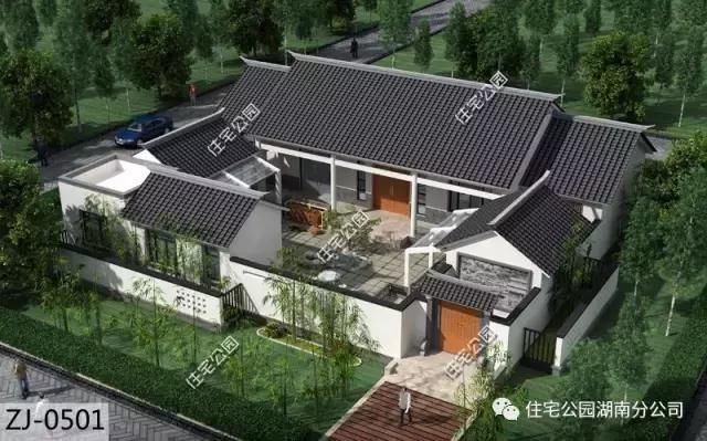 10套农村别墅户型,40万欧式小院与35万中式小院,谁更适合农村?