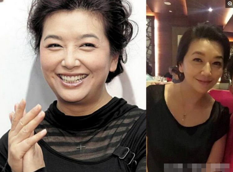 51岁江珊一家素颜生活近照,发福臃肿略显老态,二婚终获幸福