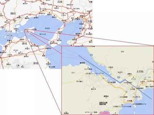 五,世界上最窄的海峡是日本土渊海峡,全长2.