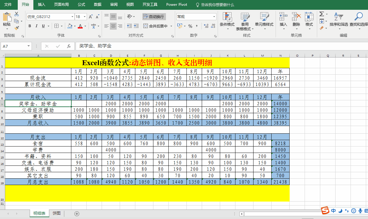 你不一定知道:excel还能制作动态图呢?