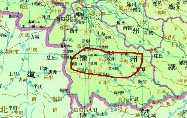 汝南郡地图,,河南_大山谷图库