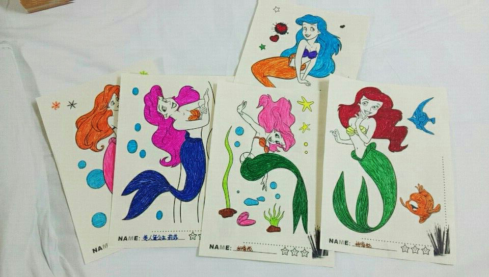 心酸!10岁白血病父母画女孩美人鱼腰围含泪剃女生码长发多少裤子36图片