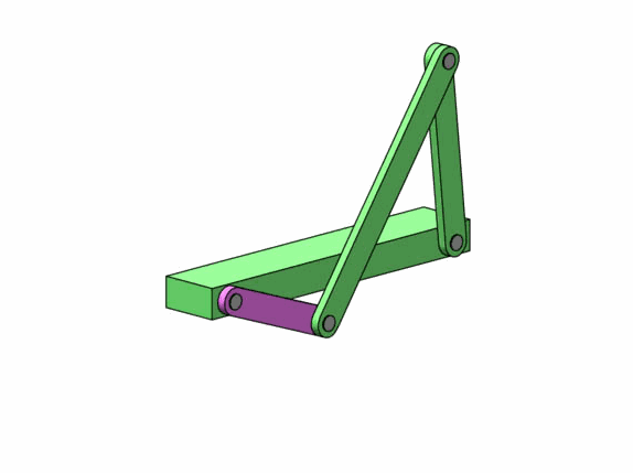 而下方带动电扇转头的部件则可以看成是一个曲柄摇杆机构