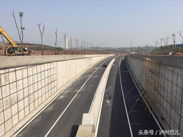 泸州城西华阳北路连接线已具备通车条件图片