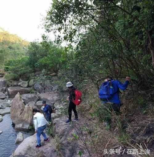 冬天的江门古兜山溯溪,不能玩水,风景更迷人