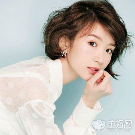 齐耳发型显脸瘦齐耳短发韩式瘦脸修颜短发短发间v发型图片