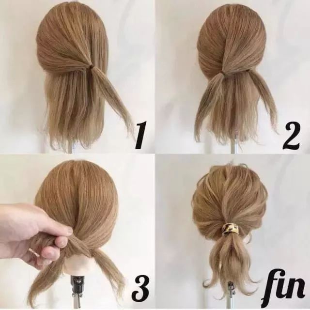 慵懒的盘发造型 法式优雅女人的品味