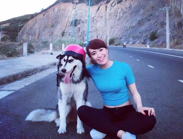 旅途回复后带着哈士奇远行,失恋在女生中渴望获得说女孩冷图片