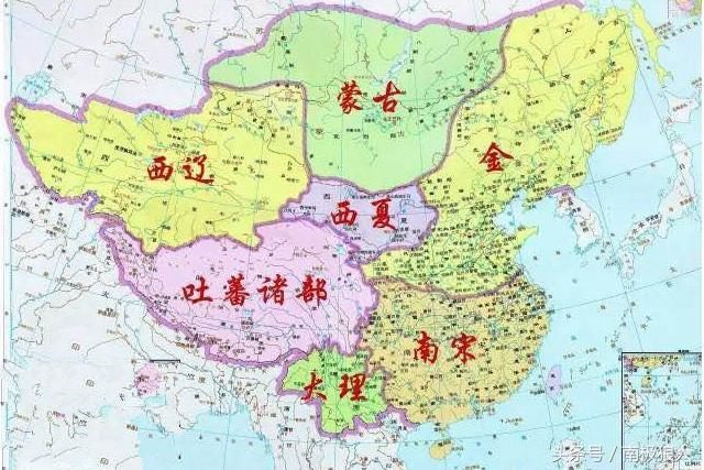 中国疆域图之从唐朝到民国的领土扩张与减少图片