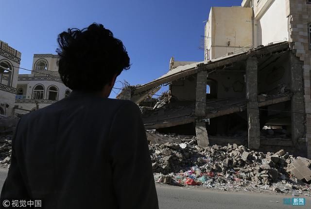 触目惊心!沙特联空袭下的也门现状:丧生废墟遍地