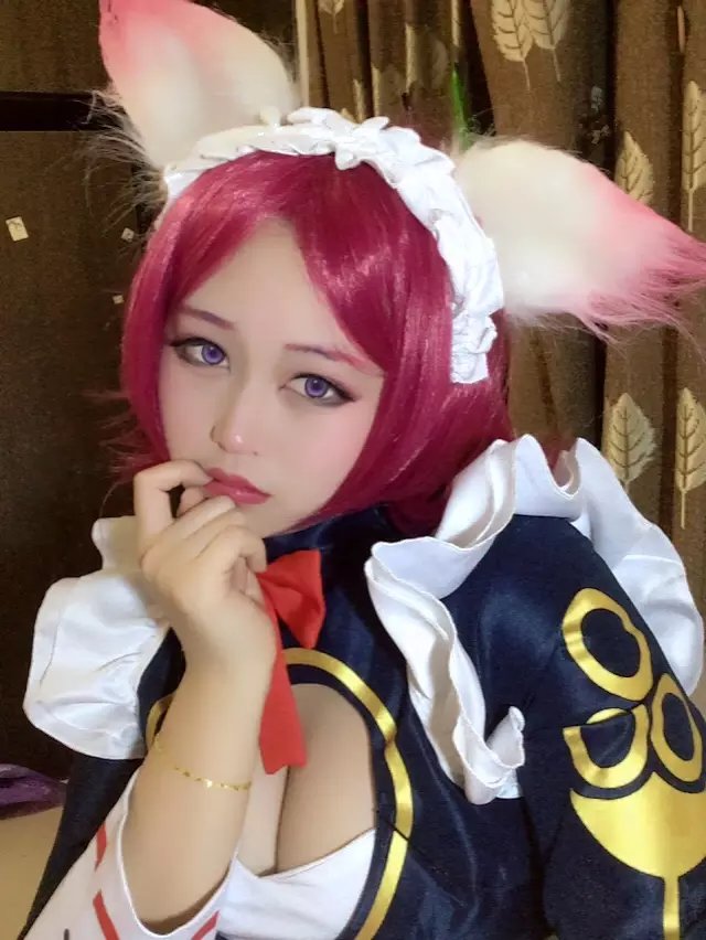 王者荣耀高级别cosplay,妲己女仆,图15我给100分,你怎么看?