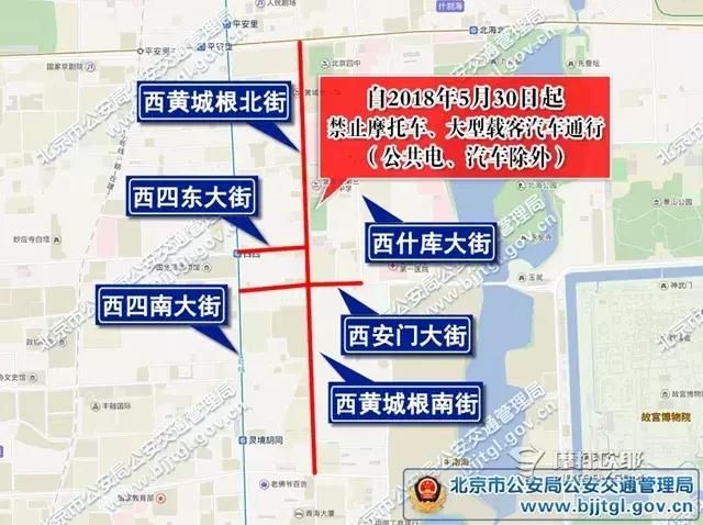 北京新增几条禁摩路段,过路摩友请绕行