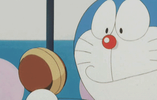 大家都知道的 哆啦a梦爱吃铜锣烧 也就是红豆馅饼 但是,如果 哆啦a梦