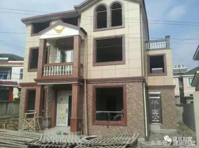 36万建三层台风地基,这农村做的可抗12级别墅东郡御别墅燕郊图片