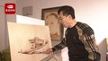 建党百年学党史 铁笔作画绘红船