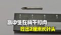 台湾高中生扣肉中吃出2厘米针头 疑似是给猪注射疫苗针具