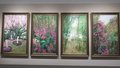 中山公园举办“迎春雅集”繁花系列油画展