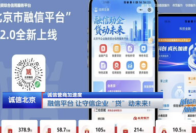 融信平台 让守信企业“贷”动未来！