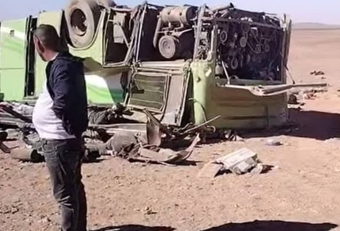 阿尔及利亚西南部发生交通事故 造成14死34伤