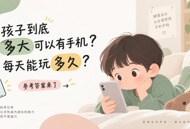 孩子到底多大可以有手机？每天能玩多久？参考答案来了！