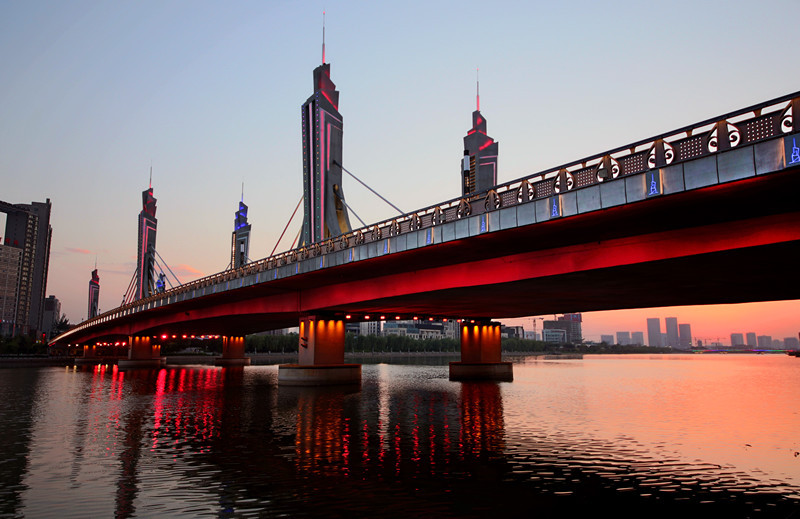 乔健:通州玉带河大桥(组图)