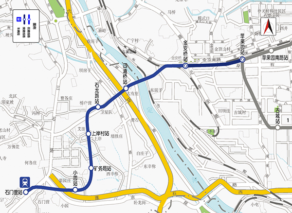 s1线路线图s1线:北京首条中低速磁浮线路s1线是北京市首条中低速磁浮