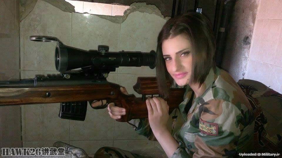叙利亚美女狙击手 IS分子最惧怕的敌人