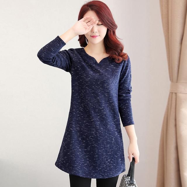 终于找到遮肉大码女装,160斤婆婆清明假期穿出