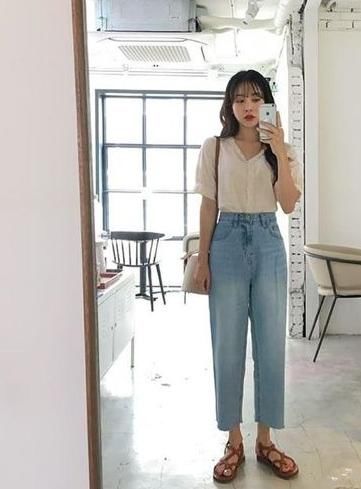 夏天穿什么样的牛仔裤显瘦 梨型身材妹子就选