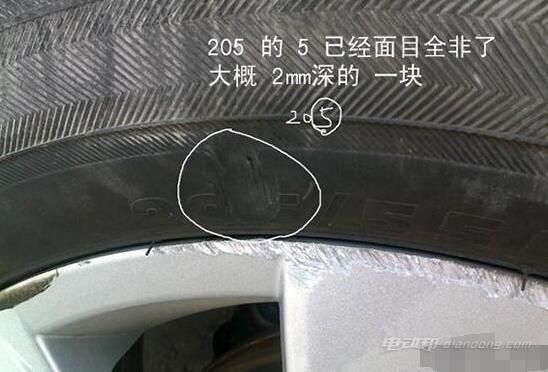 汽车轮胎多久换一次?看轮胎胎面花纹深度